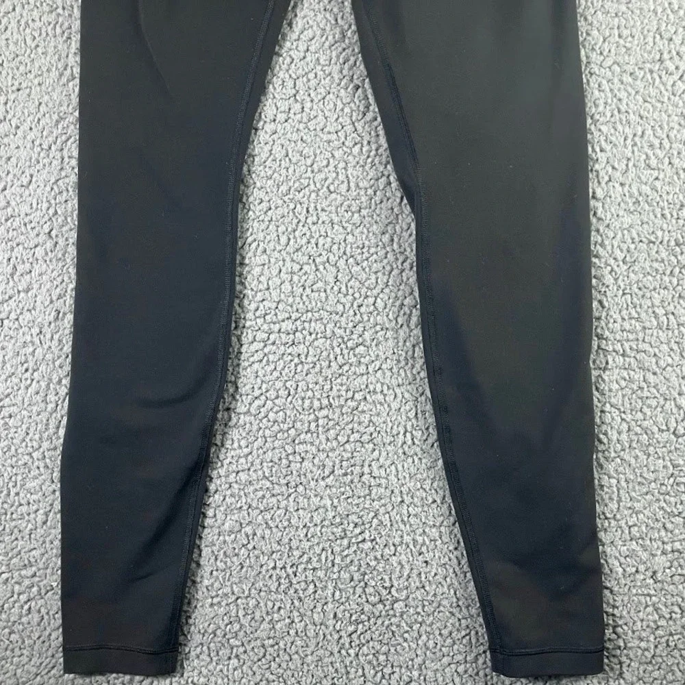 Lululemon Wunder Under High Rise Leggings Size 10 Black Luxtreme